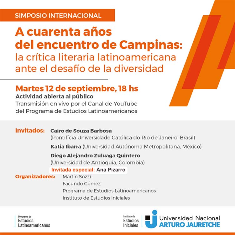 Simposio Internacional “A cuarenta años del encuentro de Campinas: la crítica literaria latinoamericana ante el desafío de la diversidad”